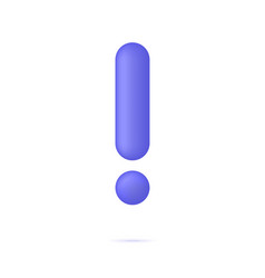 3d Exclamation Mark Icon