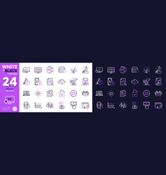 Delegate Work Innovation And Painter Line Icons