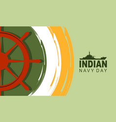 Hand Drawn Flat Indian Navy Day