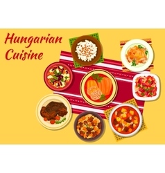 Hungarian Cuisine Signature Dishes Icon