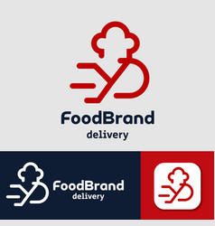 Letter Y Food Fast Delivery Logo Design