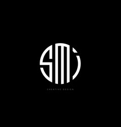 Smi Letter Circle Branding Minimal Logo