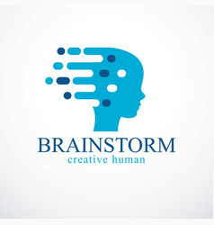 Brainstorm Concept Design Human Head Profile