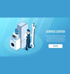 Service Center Horizontal Banner