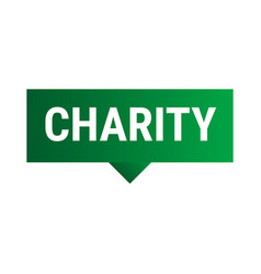 Charity And Generosity Dark Green Callout Banner