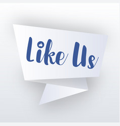 Like Us On Social Media