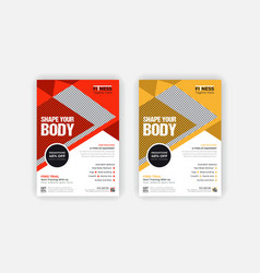 Fitness Gym Flyer And Poster Template