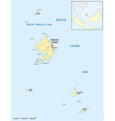 Natuna Islands Map Indonesia