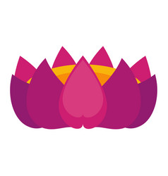 Purple Lotus Flower Decoration