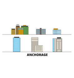 United States Anchorage Flat Landmarks