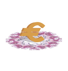 Cash Bills 500 Banknotes Euro Sign Symbol