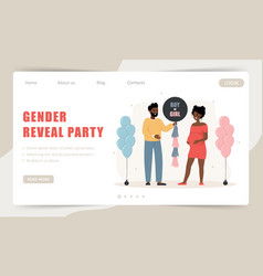 Gender Reveal Party African Family Holding