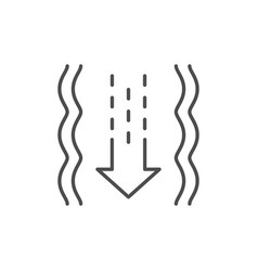 Peristalsis Process Line Outline Icon