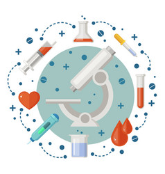 Science Lab Concept Medical Laboratory Equipment