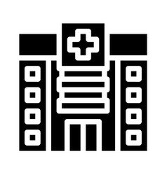 Hospital Building Glyph Icon