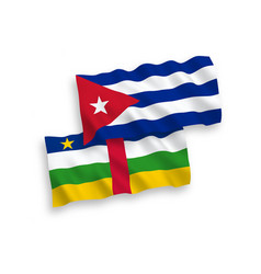 Flags Of Central African Republic And Cuba