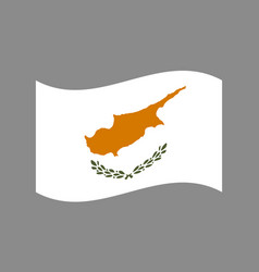 Flag Of Cyprus National Symbol In Official Colors