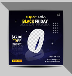 Black Friday Watch Social Media Post Banner