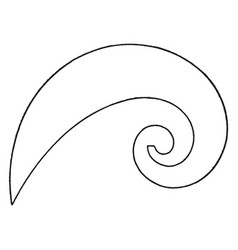 Logarithmic Spiral Curve French Curve Radius