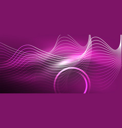 Neon Laser Lines Circles Waves Abstract