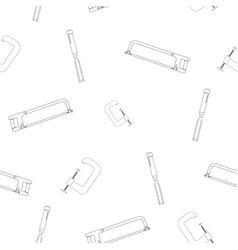 Pattern Of Chisel Clamp Metal Hacksaw Linear