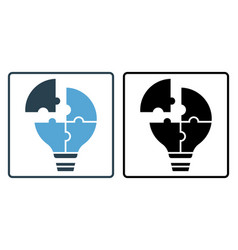 Problem Solving Icon Light Bulb Icon Icon