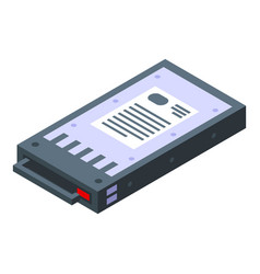 Server Data Icon Isometric Sd Card