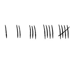 Tally Marks Prison Sticks Lines Counter