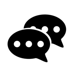 Discussion Silhouette Icon Or Talking