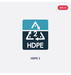 Two Color Hdpe 2 Icon From User Interface Concept