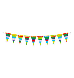 Colorful Paper Triangle Bunting Party Celebration