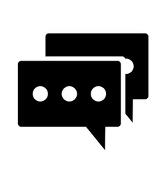 Discussion Silhouette Icon Or Chat Icon