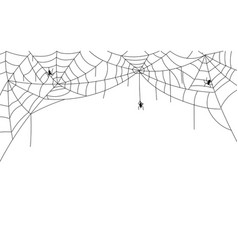 Halloween Spider Web Border Spooky Cobwebs