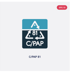 Two Color Cpap 81 Icon From User Interface