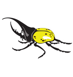 Cartoon Giant Hercules Beetle