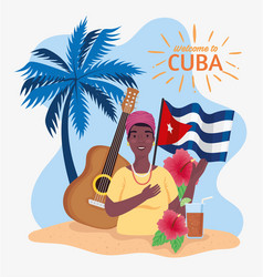 Cuba Icons On Beach