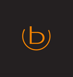 Letter B Smile Simple Logo