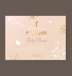 Baptism Invitation Card