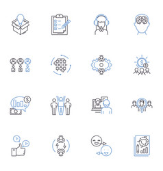 Financial Planning Line Icons Collection