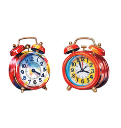 School Alarm Clock Clipart Isolated