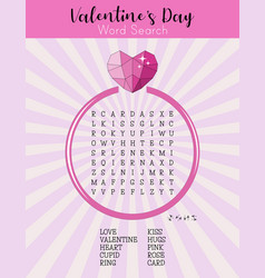 Valentines Day Word Search Puzzle