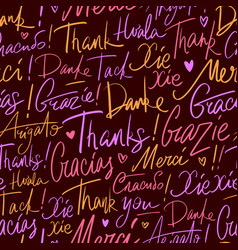 Pattern Of Thank You In Different Languages