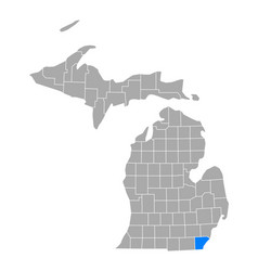 Map Monroe In Michigan