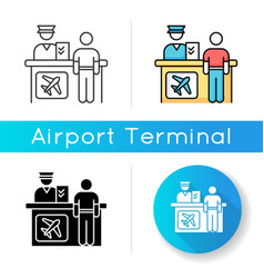 Airport Information Desk Icon Registration