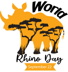 World Rhino Day September 22