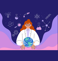 Woman Scientist Science Girl Technology