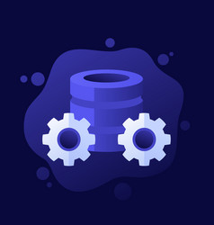 Database Maintenance Icon Design