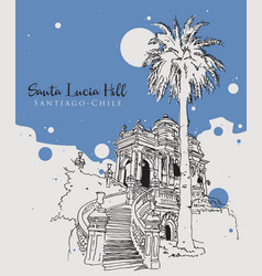 Drawing Sketch Santa Lucia Hill