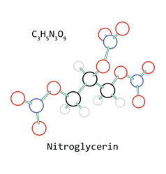 Molecule Nitroglycerin C3h5n3o9