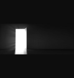 Open Door With Light Glow Discovery Opportunity